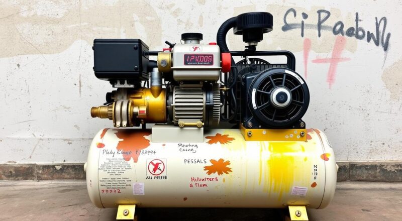 uljni kompresor za farbanje