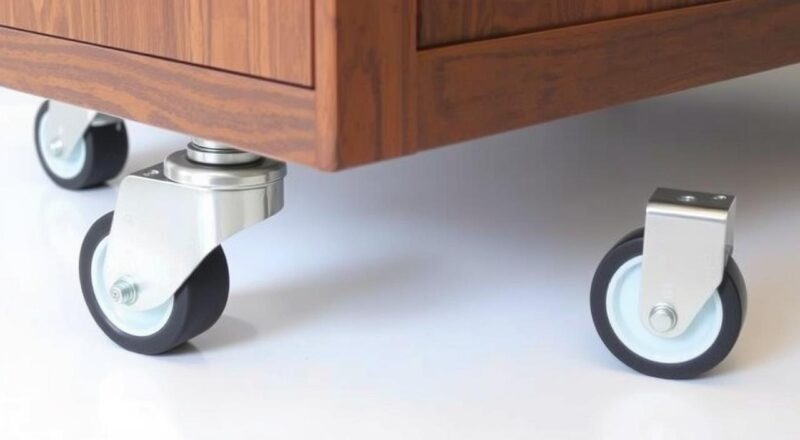 točkići sa pločicom za nameštaj