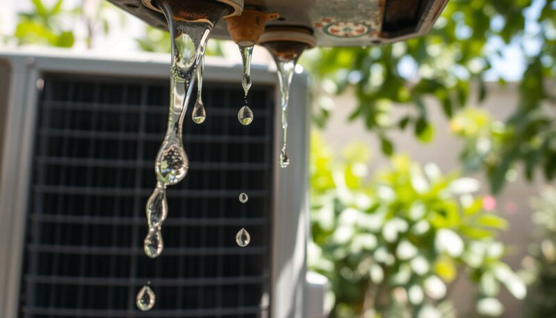 curenje vode iz spoljne jedinice klime