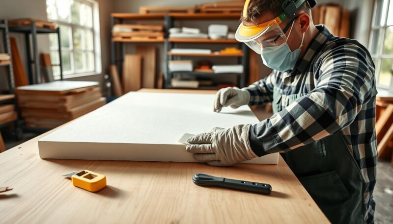 lepljenje stiropora na drvo