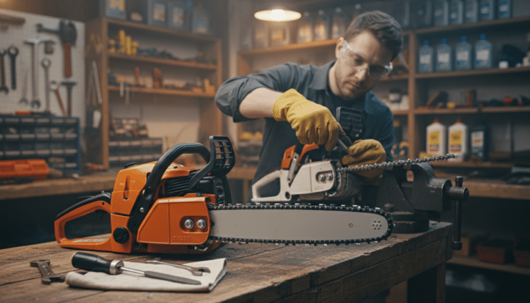 Lančana testera: Kako pravilno zategnuti i naoštriti lanac