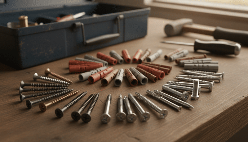 Vodič kroz šrafove i tiplove: Kako izabrati pravu kombinaciju za svaki zid