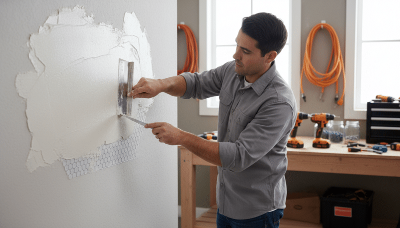 Gletovanje rupa u zidu sa mrežicom: Vodič korak po korak