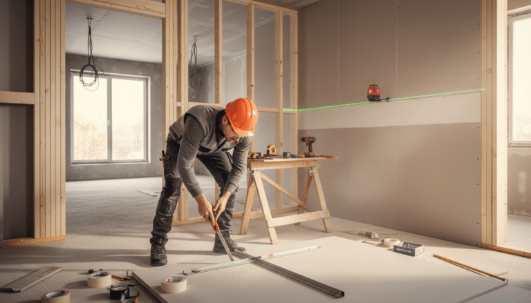 Postavljanje pregradnog zida od gipsanih ploča: Vodič u 8 koraka