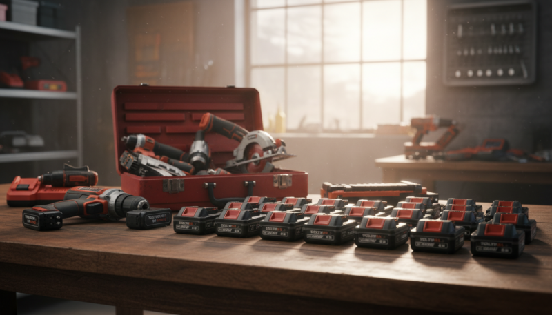 Pregled tržišnih platformi baterija za alate