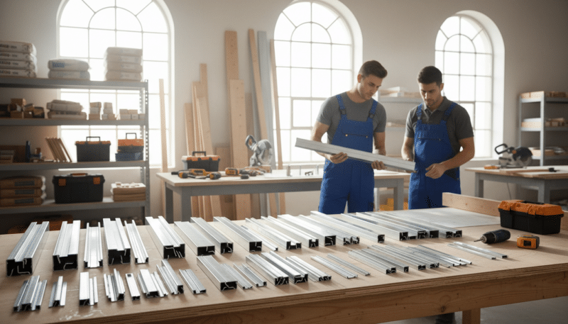 Profili za gips: Ovo su njihove osnovne vrste i namena