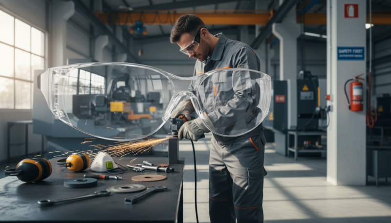 Upotreba zaštitnih naočara u industriji