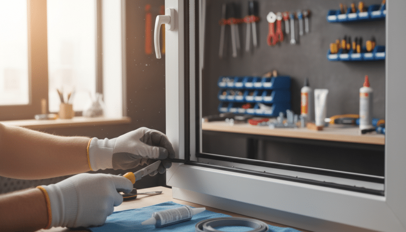 Zamena dihtung trake na PVC prozoru: Vodič u osam koraka