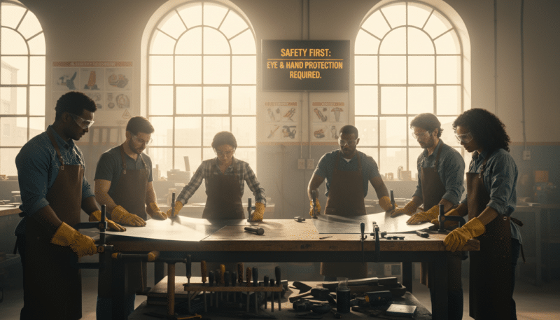 bezbednost pri radu sa limom