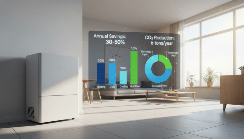 godišnja potrošnja toplotne pumpe