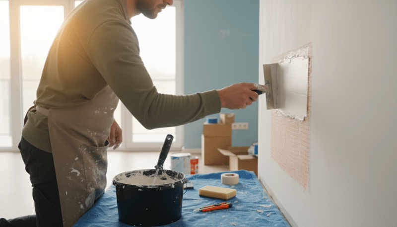 nanošenje glet mase