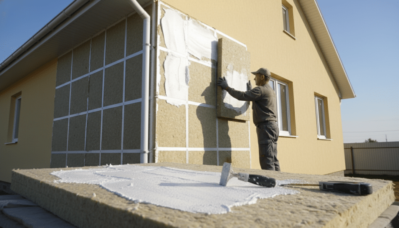 postavljanje izolacije fasade