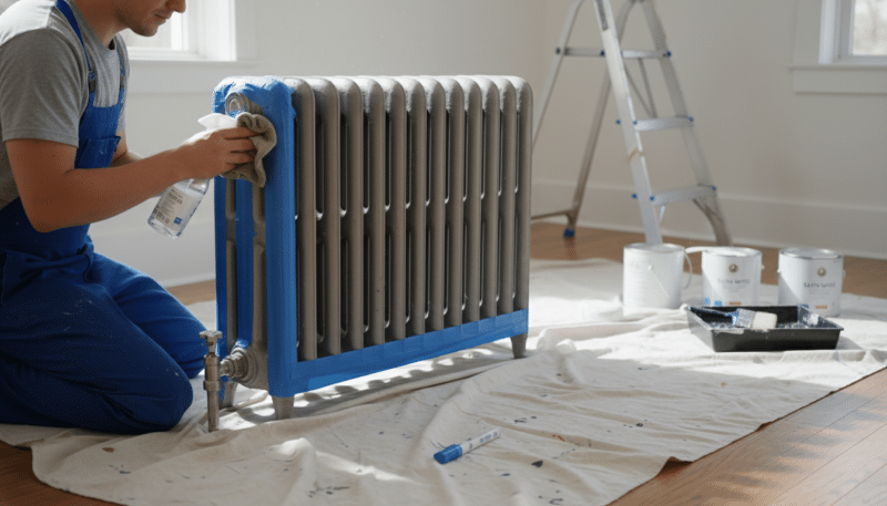 priprema radijatora za farbanje