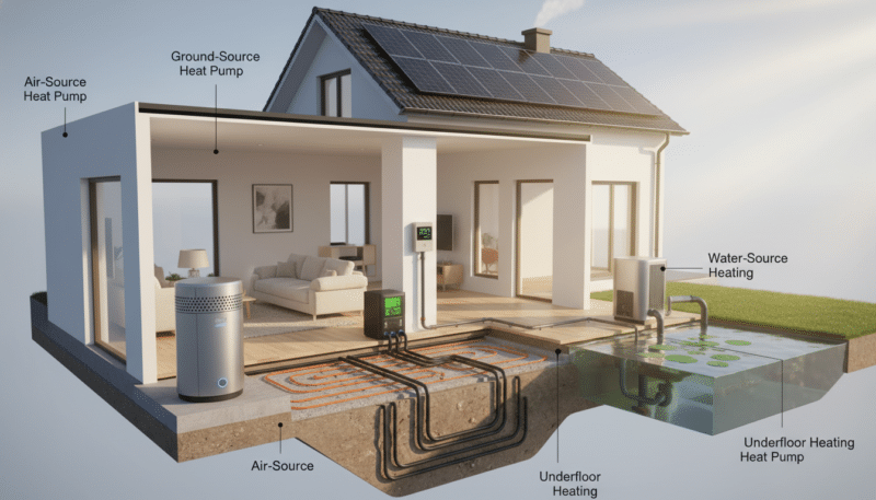 vrste toplotnih pumpi